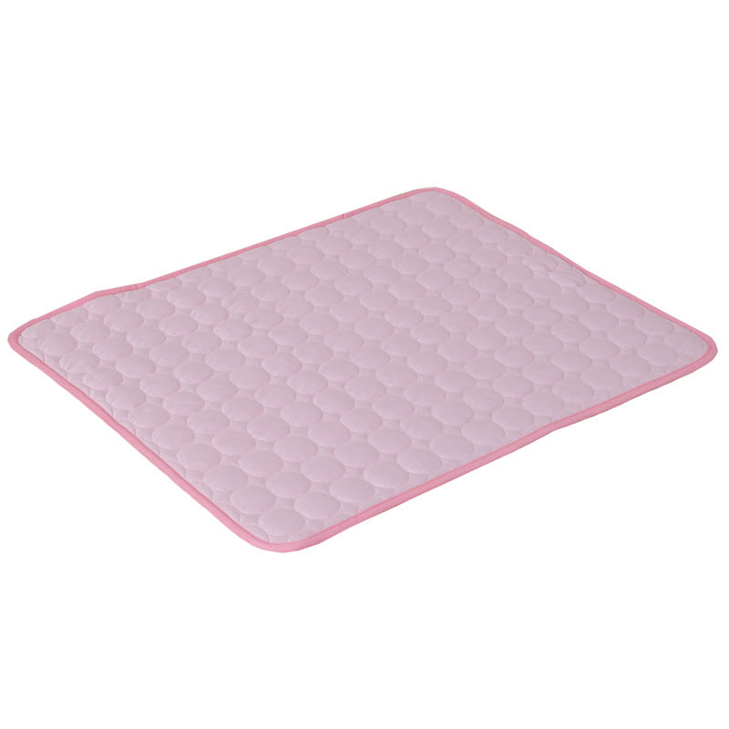 Pikpet dog cooling mat ice silk breathable summer pad for dogs cats