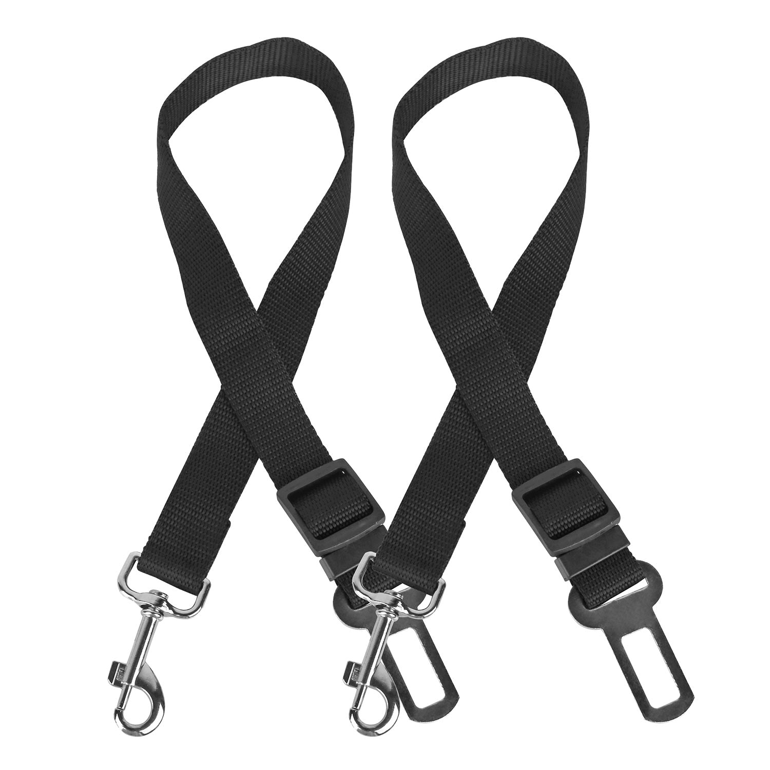 Pikpet 2-pack dog seat belt adjustable safety leash car travel