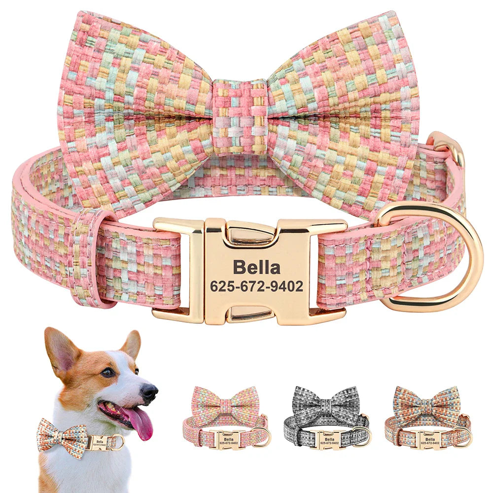 Pretty in Pink Personalized Collar