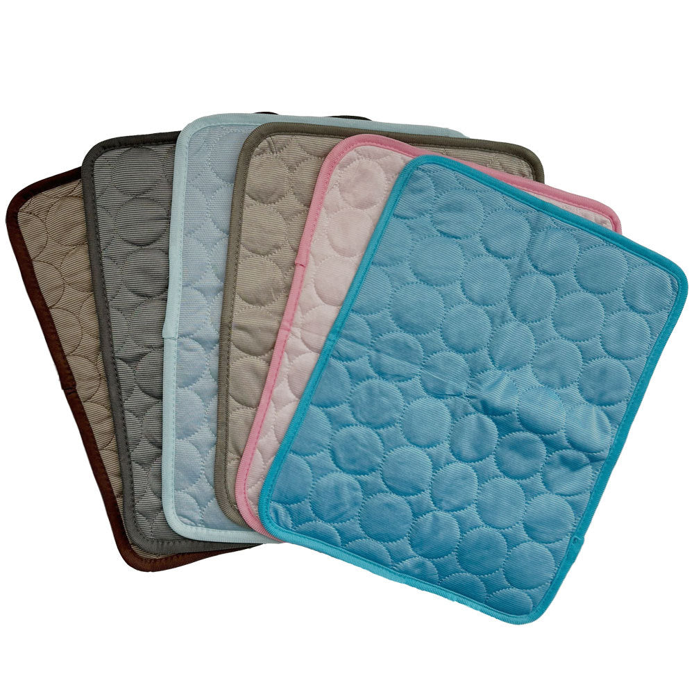Pikpet dog cooling mat ice silk breathable summer pad for dogs cats